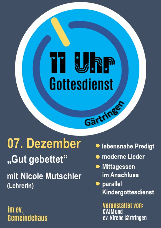 Elfuhrgottesdienst mit Nicole Mutschler